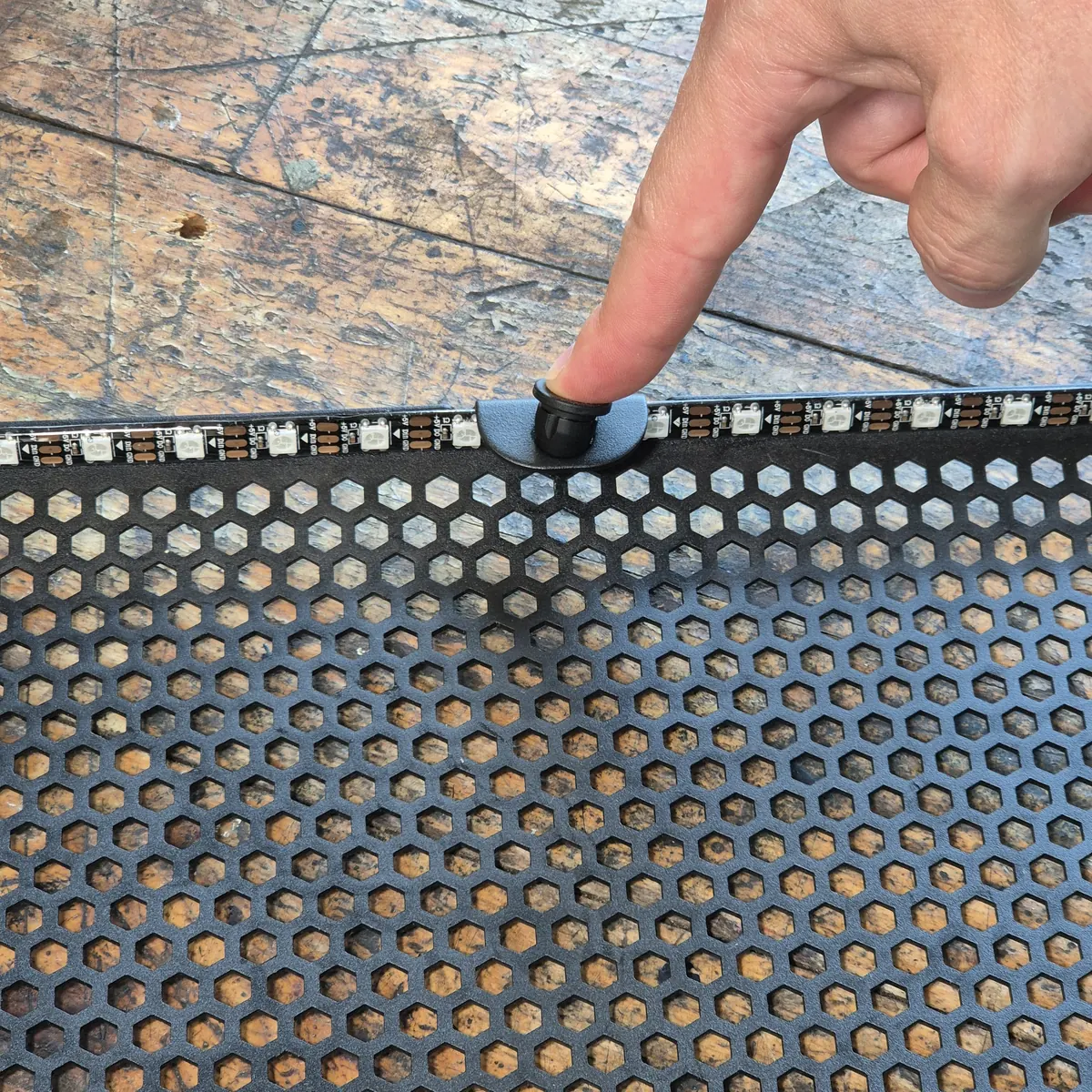 Step 8 — put the rubber plugs back